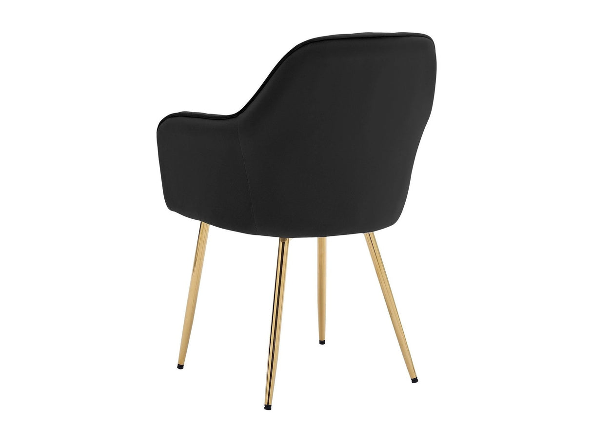 Szék készlet Krzesło MUZ/DC/1278/GL (2szt), Szín: Fekete 4215091