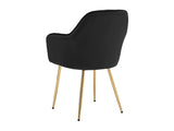 Szék készlet Krzesło MUZ/DC/1278/GL (2szt), Szín: Fekete 4215091