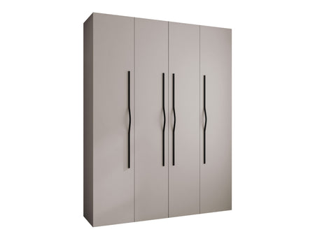 Gardróbszekrény Szafa COMO 2 170/180/190/200 (gł.40/50), Szín: Kasmír, Fogantyú színe: Fekete, Fiókok: Igen, Szélesség: 190 cm, Mélység: 42 cm