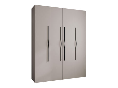 Gardróbszekrény Szafa COMO 2 170/180/190/200 (gł.40/50), Szín: Kasmír, Fogantyú színe: Fekete, Fiókok: Igen, Szélesség: 190 cm, Mélység: 52 cm