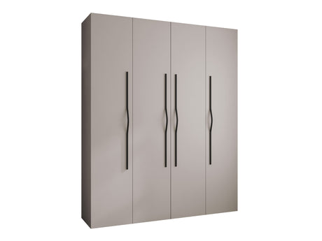 Gardróbszekrény Szafa COMO 2 170/180/190/200 (gł.40/50), Szín: Kasmír, Fogantyú színe: Fekete, Fiókok: Igen, Szélesség: 200 cm, Mélység: 42 cm