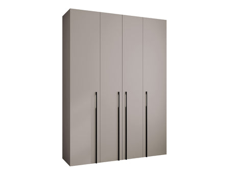 Gardróbszekrény Szafa COMO 3 170/180/190/200 (gł.40/50), Szín: Kasmír, Fogantyú színe: Fekete, Fiókok: Igen, Szélesség: 180 cm, Mélység: 42 cm