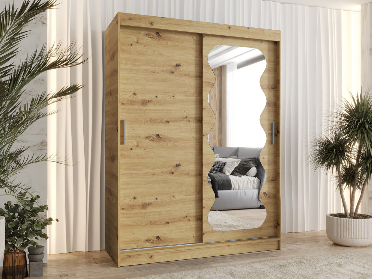 Gardróbszekrény Szafa SPOTI, Szín: Artisan tölgy, Fiókok: Nem, Szélesség: 150 cm