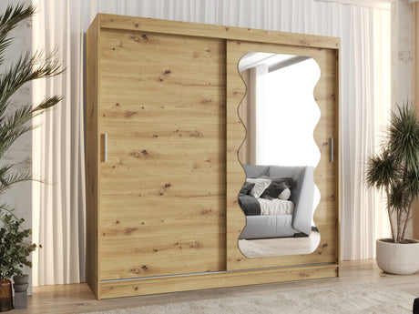 Gardróbszekrény Szafa SPOTI, Szín: Artisan tölgy, Fiókok: Igen, Szélesség: 200 cm