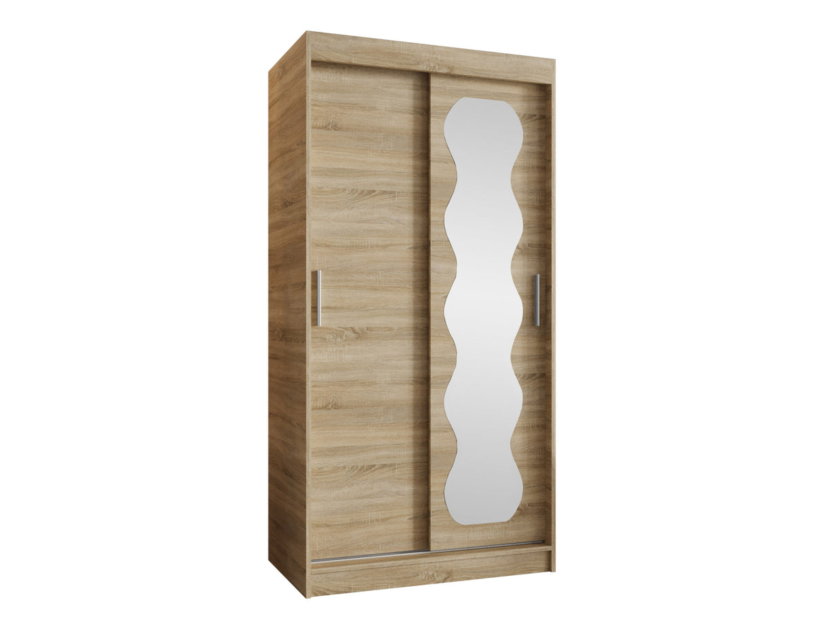 Gardróbszekrény Szafa SPOTI, Szín: Sonoma tölgy, Fiókok: Igen, Szélesség: 100 cm