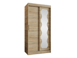 Gardróbszekrény Szafa SPOTI, Szín: Sonoma tölgy, Fiókok: Igen, Szélesség: 100 cm