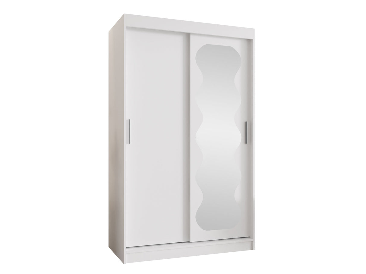 Gardróbszekrény Szafa SPOTI, Szín: Fehér, Fiókok: Nem, Szélesség: 120 cm