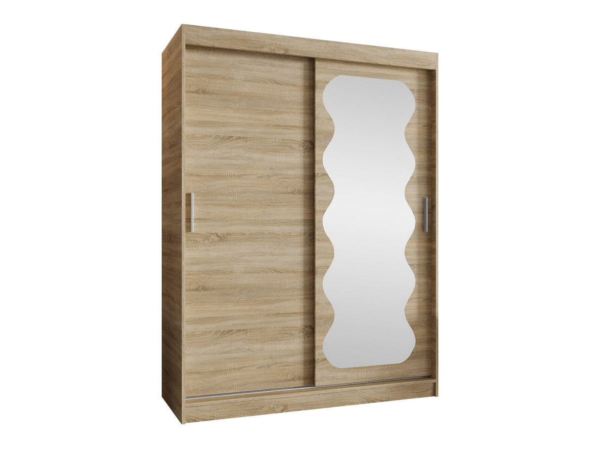 Gardróbszekrény Szafa SPOTI, Szín: Sonoma tölgy, Fiókok: Igen, Szélesség: 150 cm