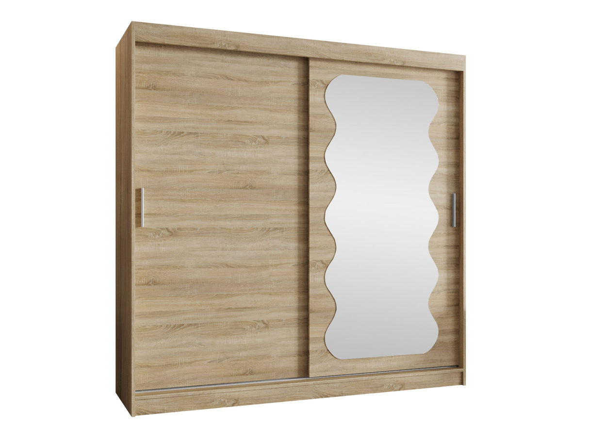 Gardróbszekrény Szafa SPOTI, Szín: Sonoma tölgy, Fiókok: Nem, Szélesség: 200 cm