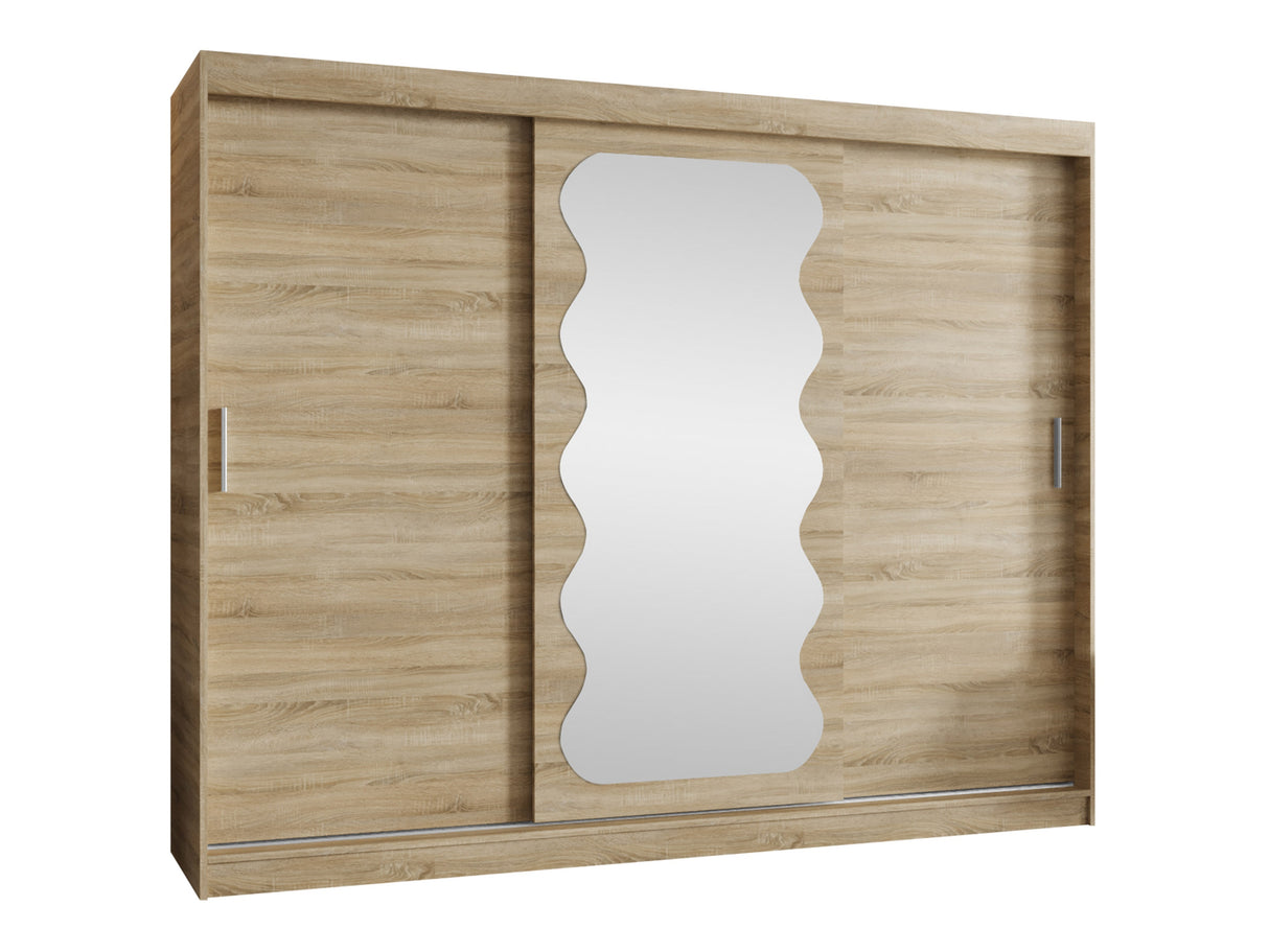 Gardróbszekrény Szafa SPOTI, Szín: Sonoma tölgy, Fiókok: Igen, Szélesség: 250 cm