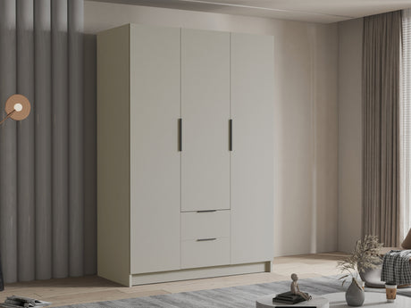 Gardróbszekrény Szafa CALWI I 150, Szín: Kasmír, Fogantyú színe: Fekete