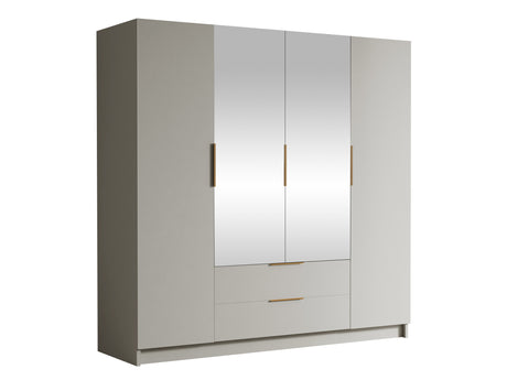 Gardróbszekrény Szafa SOFIA II 200, Szín: Kasmír, Fogantyú színe: Aranysárga