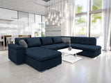 Sarokkanapé Niko (Tony Premium) Toptextil, Szín: Maya 09 + Corbett 78, Változatok: Balos