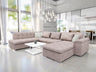 Sarokkanapé Niko (Tony Premium) Toptextil, Szín: Zoya 03 + Mokka 03, Változatok: Jobbos