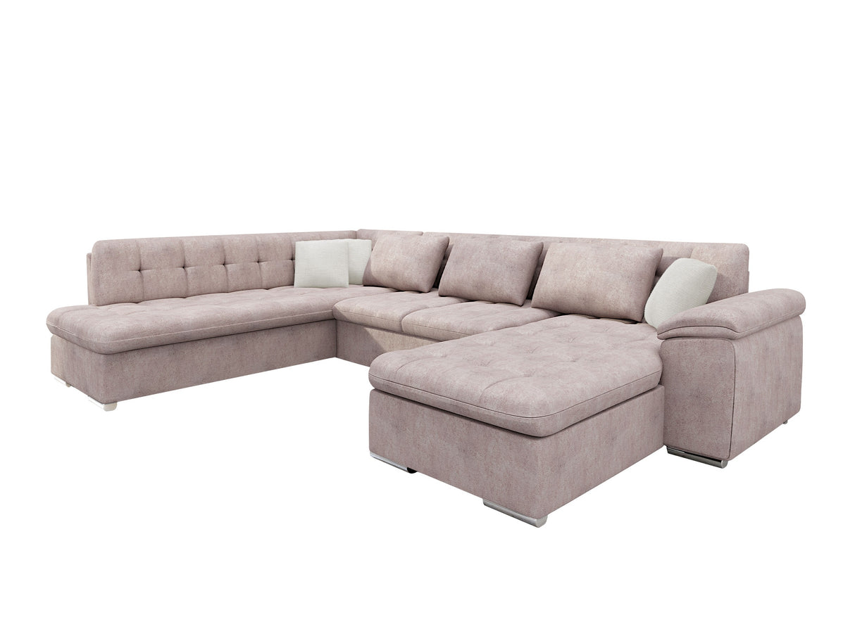 Sarokkanapé Niko (Tony Premium) Toptextil, Szín: Zoya 03 + Mokka 03, Változatok: Jobbos