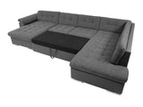 Sarokkanapé Niko (Tony Premium) Toptextil, Szín: Zoya 03 + Mokka 03, Változatok: Jobbos
