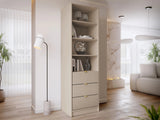 Könyvespolc 3SZ TIRENO, Szín: Bézs 4228357