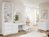 Könyvespolc 3SZ TIRENO, Szín: Fehér 4228379