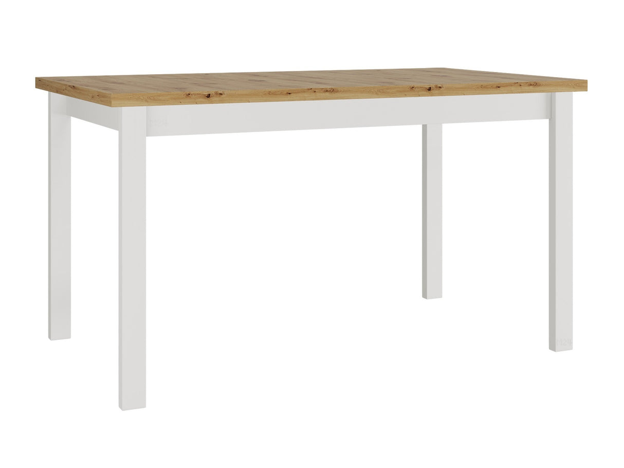 Asztal Stół ALBA 2M LAMINAT Blat: Dąb Artisan / Podst: Biały (Artisan tölgy + Fehér)