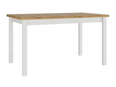 Asztal Stół ALBA 2M LAMINAT Blat: Dąb Artisan / Podst: Biały (Artisan tölgy + Fehér)