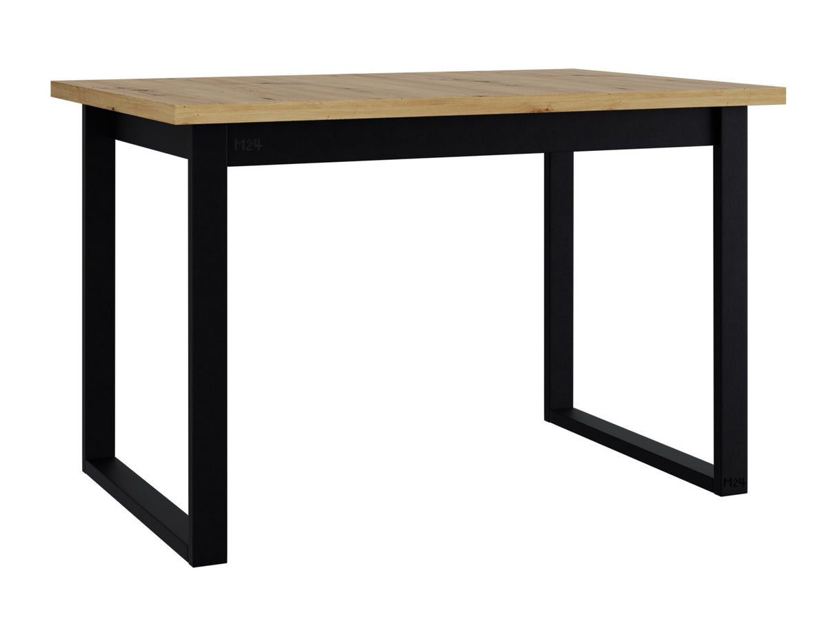 Asztal Stół IKON 3S LAMINAT Blat: Dąb Artisan / Podst: Czarny fém (Artisan tölgy + Fekete)