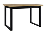 Asztal Stół IKON 3S LAMINAT Blat: Dąb Artisan / Podst: Czarny fém (Artisan tölgy + Fekete)