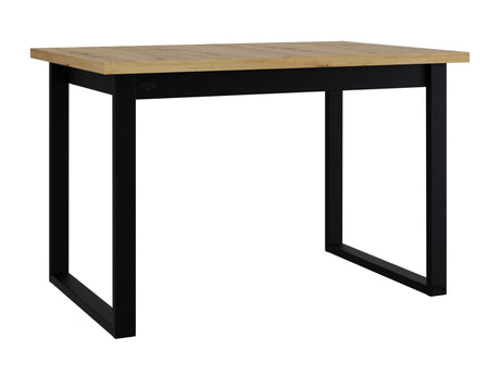 Asztal Stół IKON 3S LAMINAT Blat: Dąb Artisan / Podst: Czarny fém (Artisan tölgy + Fekete)