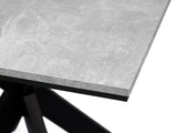 Asztal Stół PARO Beton/Czarny + Czarny (Beton)