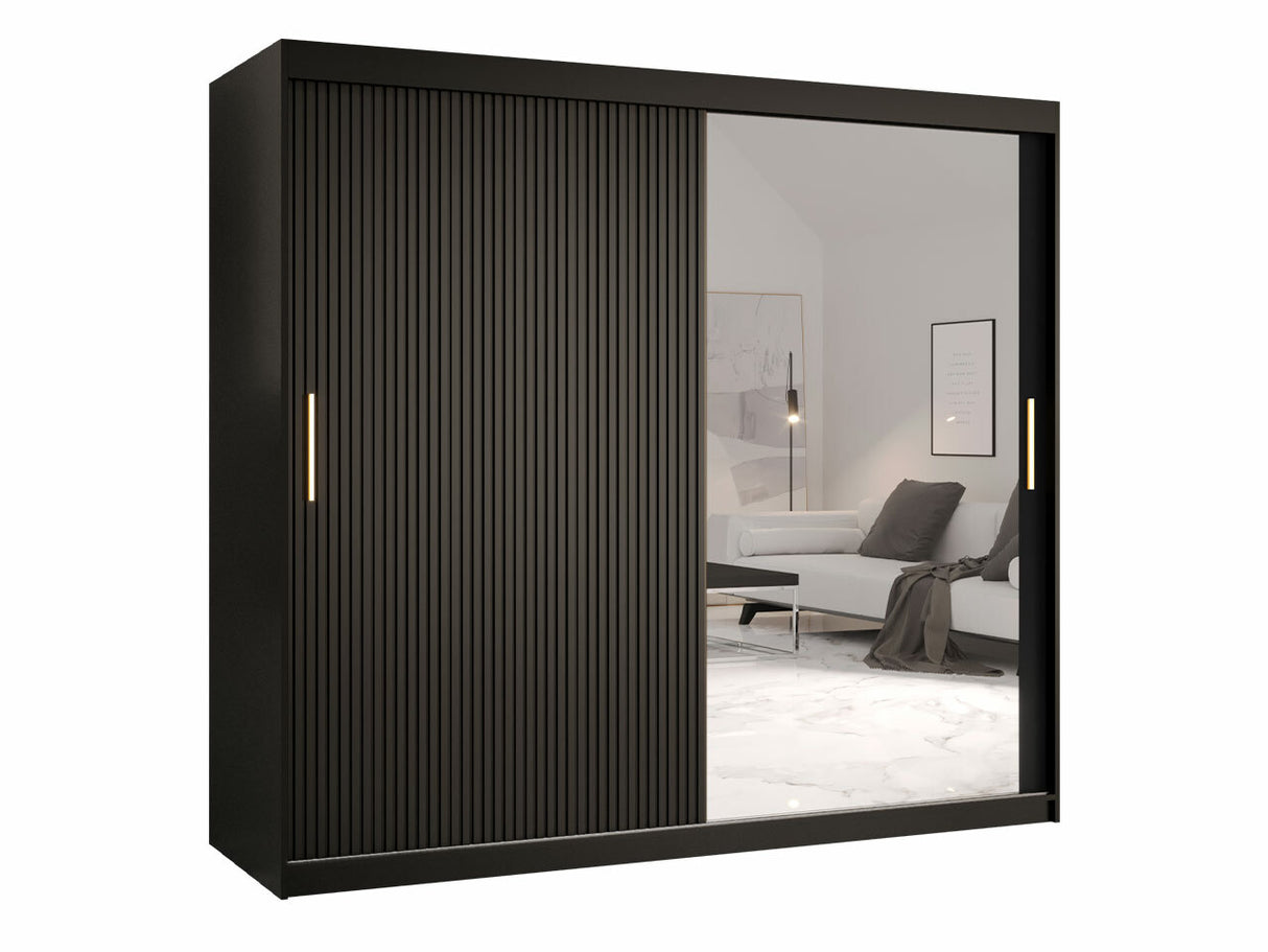 Gardróbszekrény Szafa RIFLO SLIM 2 200 (Towiro) Czarny 5903211254260 (Fekete) 4233623