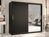 Gardróbszekrény Szafa RIFLO SLIM 2 200 (Towiro) Czarny 5903211254260 (Fekete) 4233624