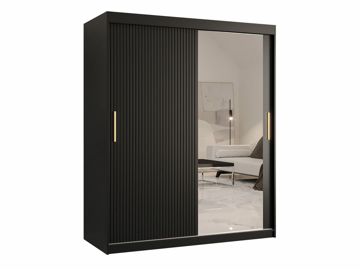 Gardróbszekrény Szafa RIFLO SLIM 2 150 (Towiro) Czarny 5903211254246 (Fekete) 4234746