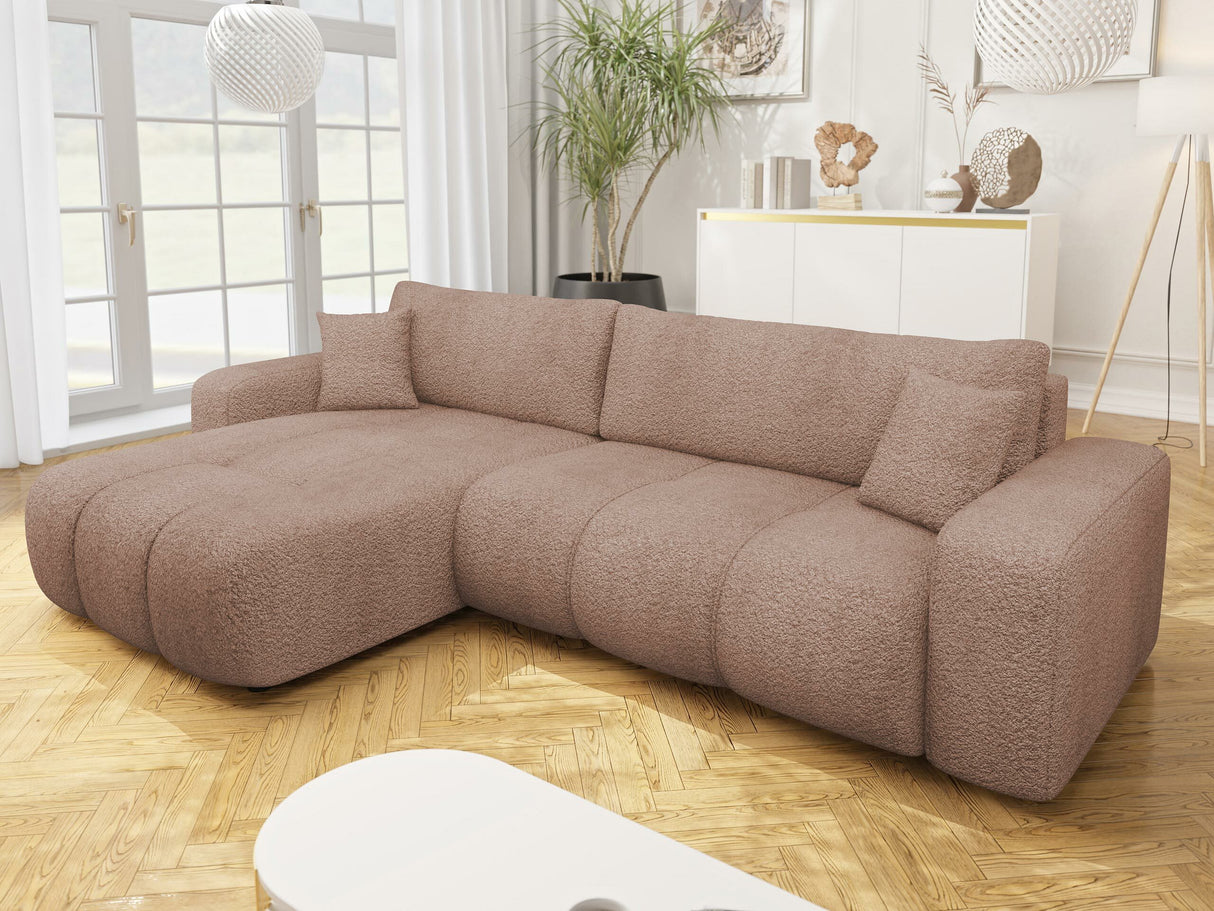 Sarokkanapé Narożnik FURYN L MAXI, Szín: Coral 45