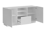 Komód Komoda LIVERTI 150 2D1SZ, Szín: Fehér