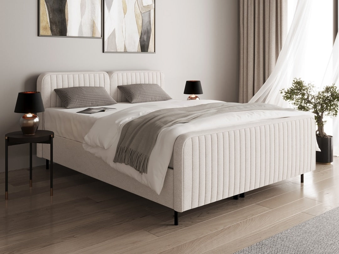 Kontinentális ágy Lamello łóżko + topper, Szín: Casa 02, Alvó felület mérete: 140 x 200 cm