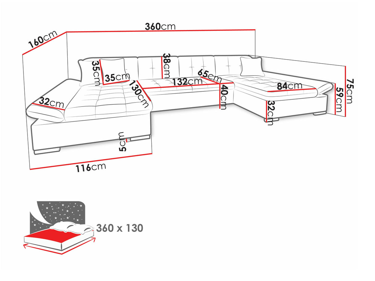 Sarokkanapé Alia (Agata) II, Szín: Soft 011 + Lux 05 + Lux 06 4265885