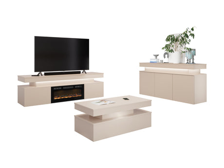 Nappali szett Meble GLOSSA II (Lestorila), Szín: Világosbarna 4273717