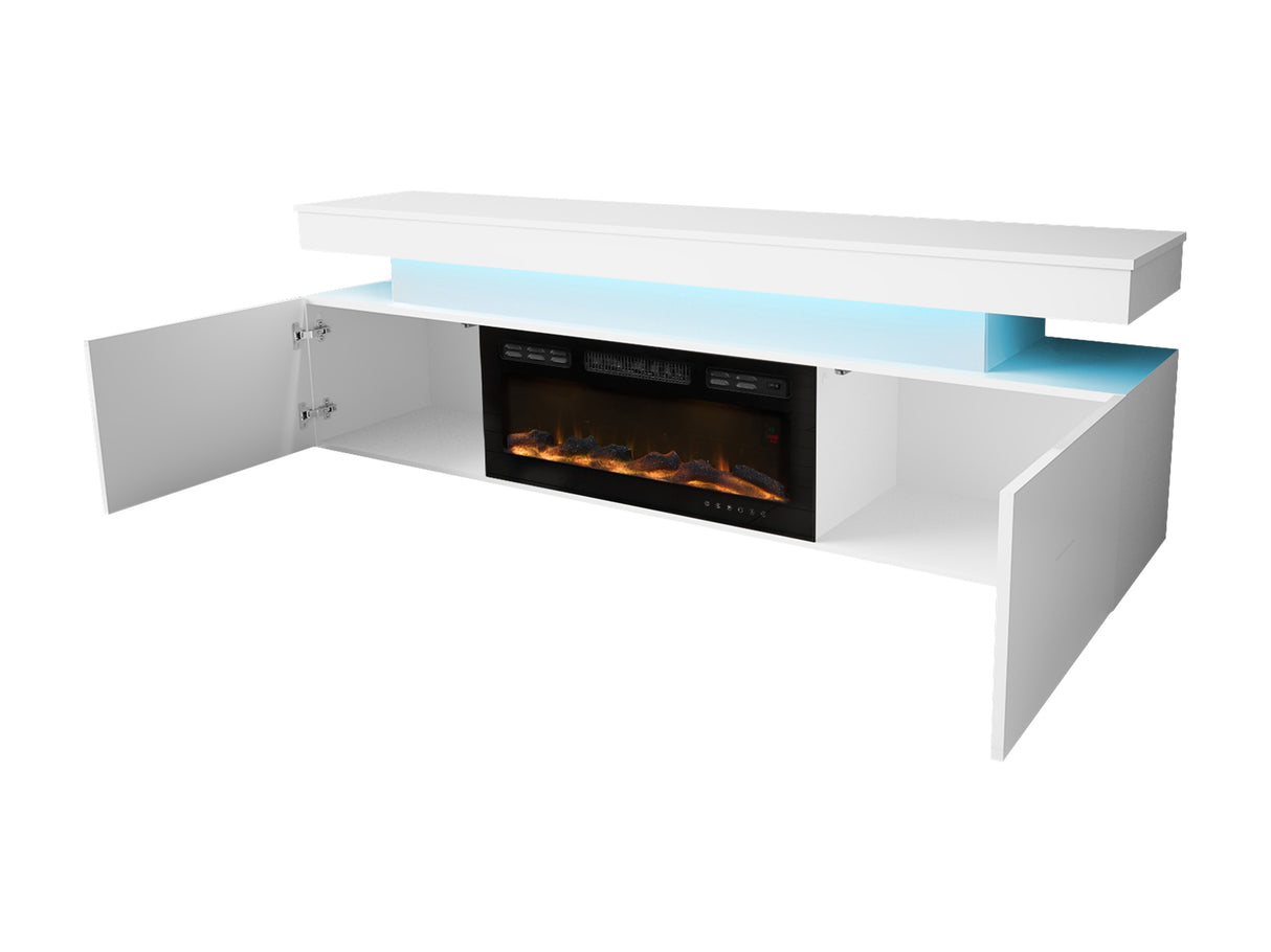 Nappali szett Meble GLOSSA II, Szín: Fekete + Fényes fekete 4273765