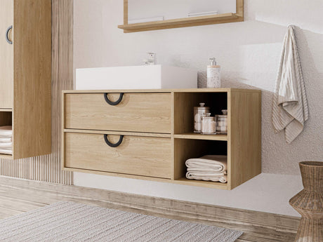 Fali szekrény mosdónak Szafka pod umywalkę ŁAZIENKA 14, Szín: Tölgy