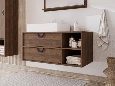 Fali szekrény mosdónak Szafka pod umywalkę ŁAZIENKA 14, Szín: Dió