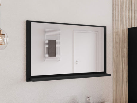 Fürdőszoba tükör Lustro ŁAZIENKA 14, Szín: Fekete