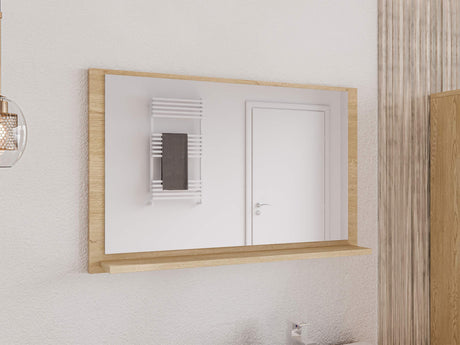 Fürdőszoba tükör Lustro ŁAZIENKA 14, Szín: Tölgy