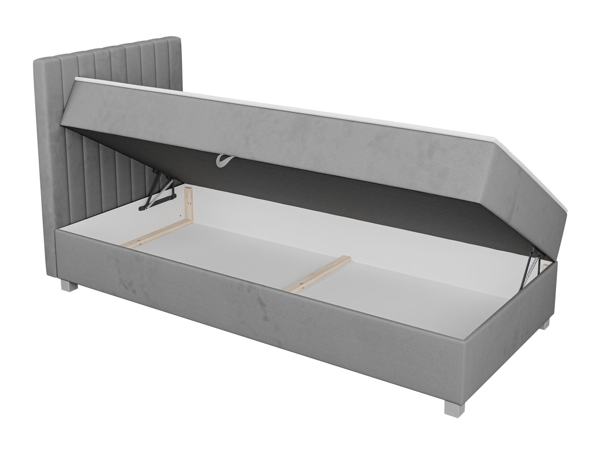 Kontinentális ágy Łóżko kontynentalne VIKI + topper M, Szín: Manila 02, Alvó felület mérete: 90 x 200 cm
