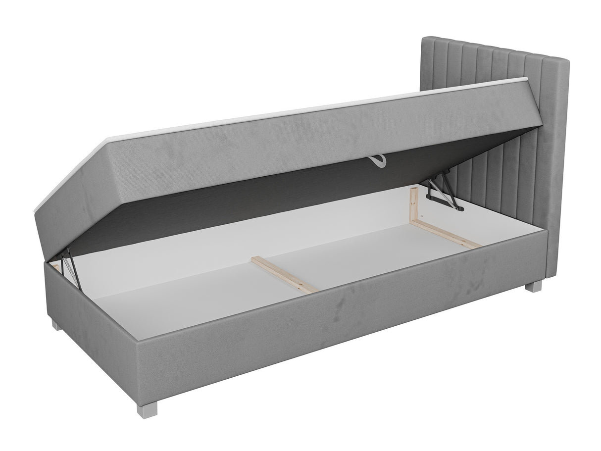 Kontinentális ágy Łóżko kontynentalne VIKI + topper M, Szín: Manila 02, Alvó felület mérete: 90 x 200 cm