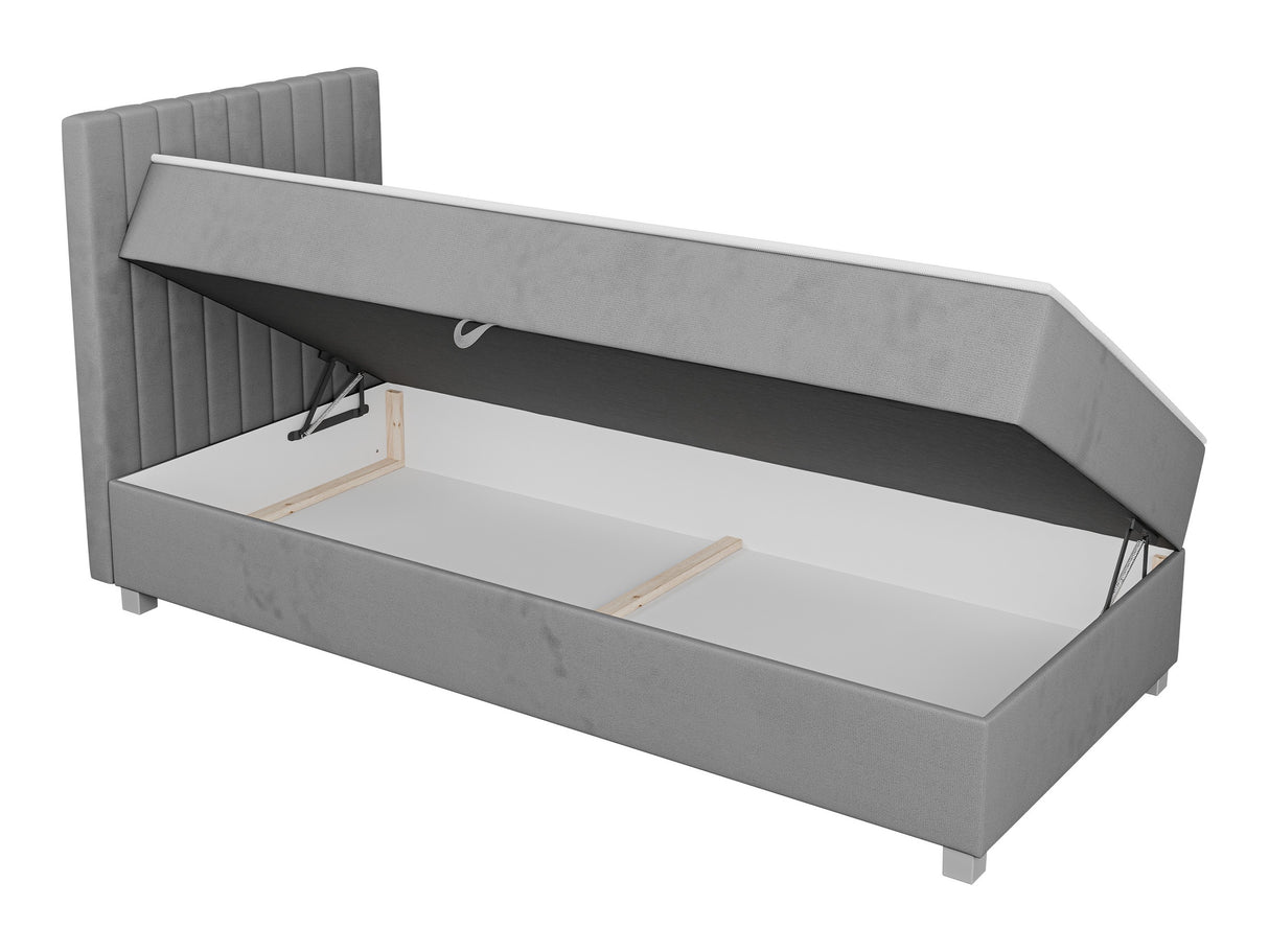 Kontinentális ágy Łóżko kontynentalne VIKI + topper M, Szín: Manila 09, Alvó felület mérete: 90 x 200 cm