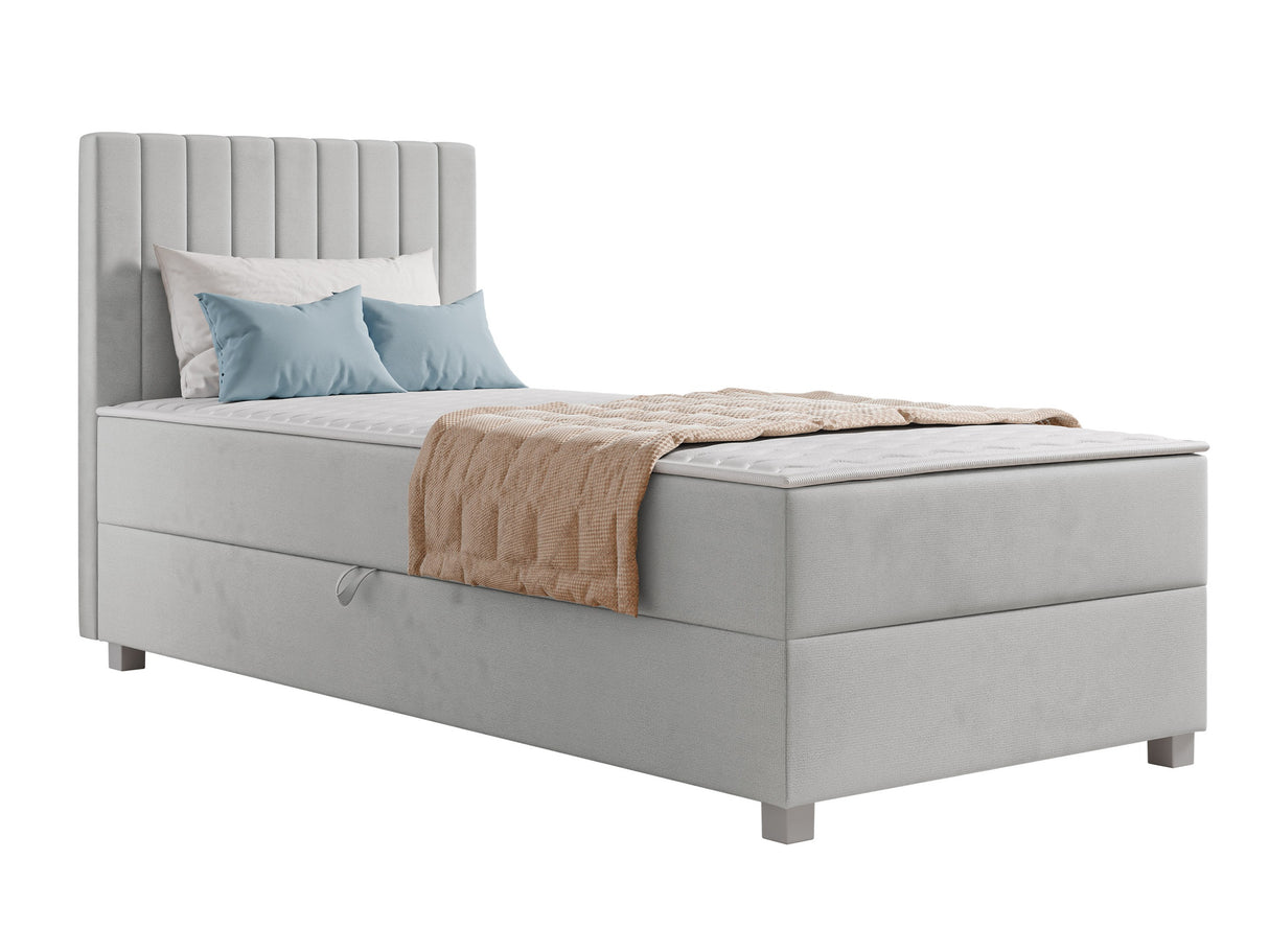 Kontinentális ágy Łóżko kontynentalne VIKI + topper M, Szín: Manila 14, Alvó felület mérete: 90 x 200 cm