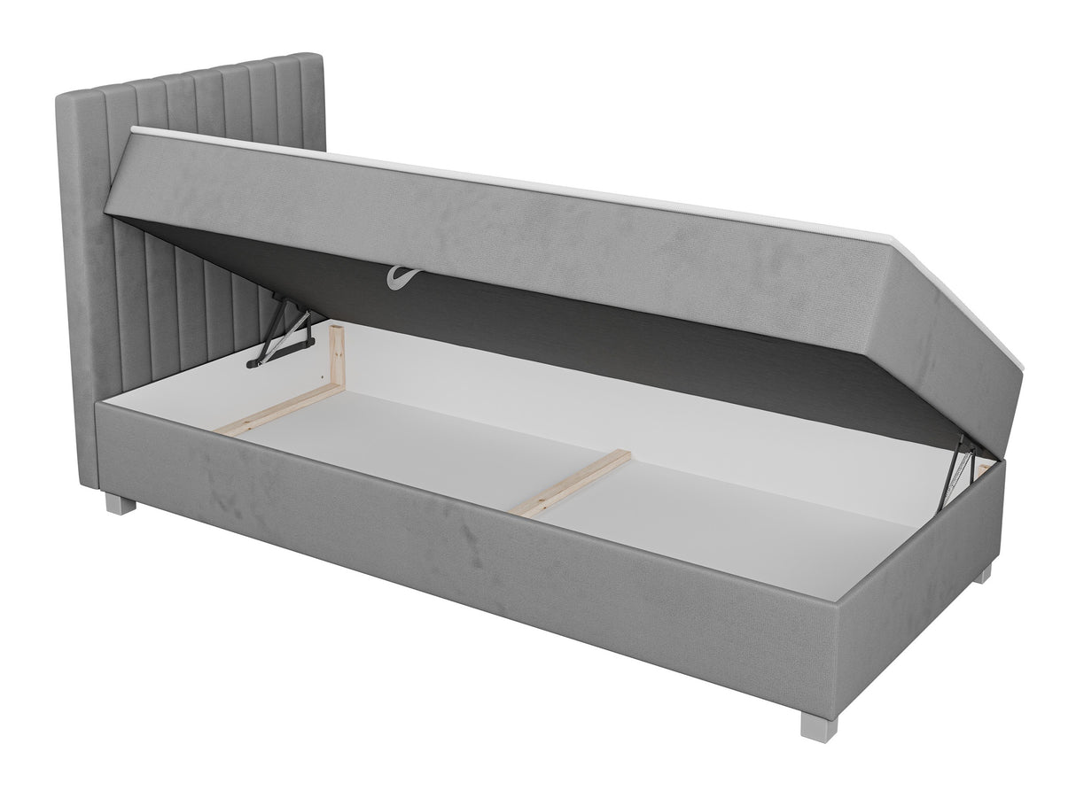 Kontinentális ágy Łóżko kontynentalne VIKI + topper M, Szín: Manila 14, Alvó felület mérete: 90 x 200 cm