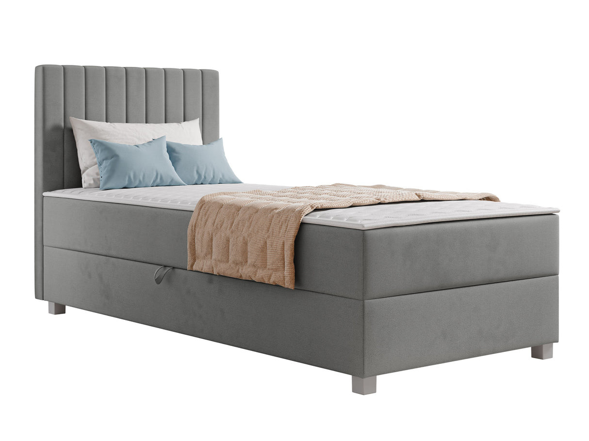 Kontinentális ágy Łóżko kontynentalne VIKI + topper M, Szín: Manila 16, Alvó felület mérete: 90 x 200 cm