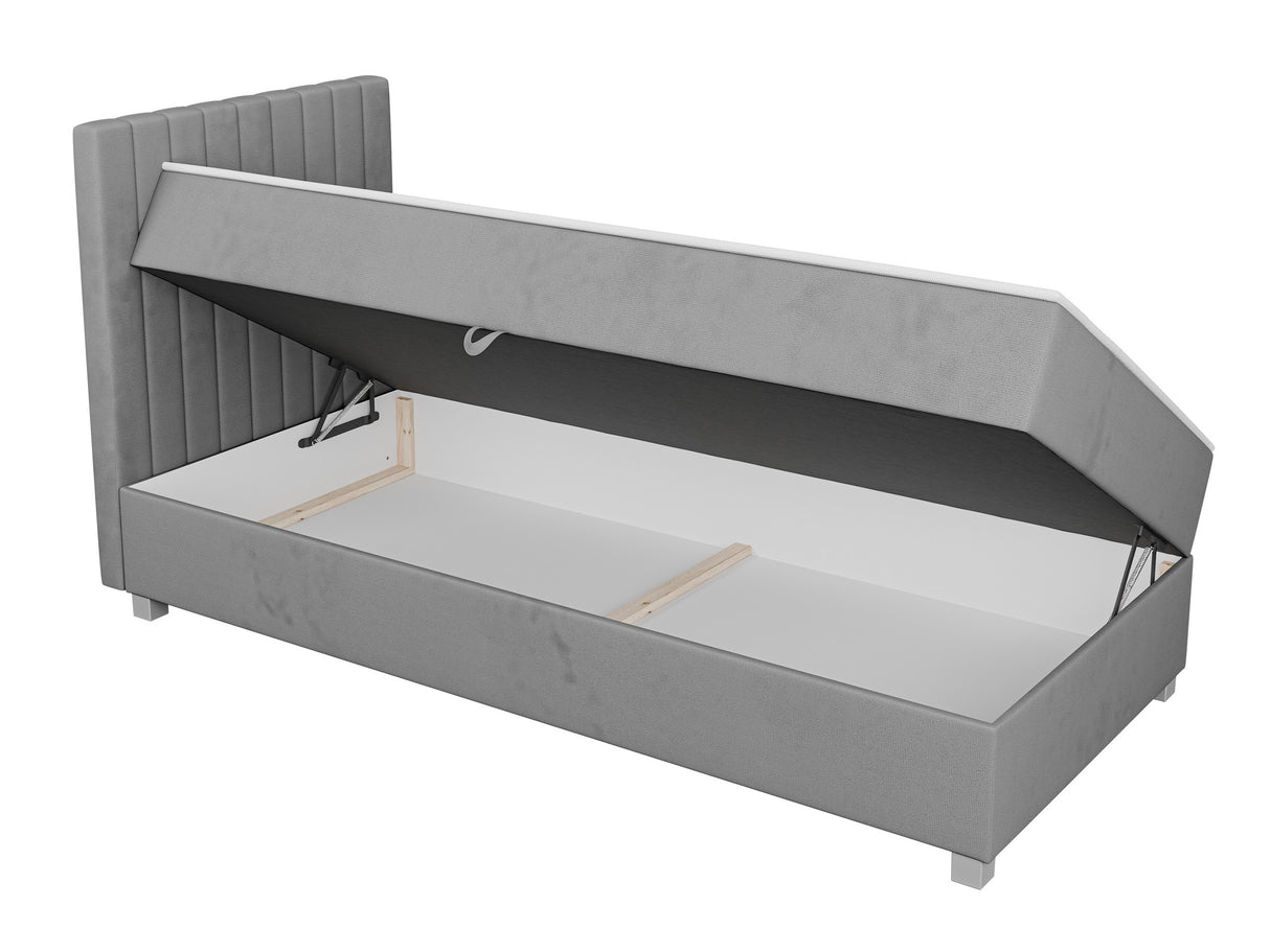 Kontinentális ágy Łóżko kontynentalne VIKI + topper M, Szín: Manila 16, Alvó felület mérete: 90 x 200 cm