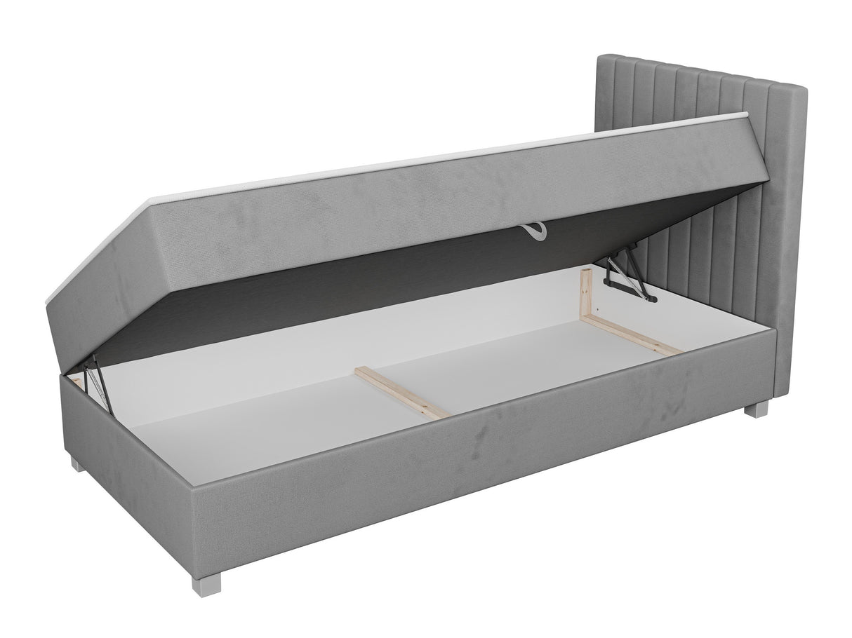 Kontinentális ágy Łóżko kontynentalne VIKI + topper M, Szín: Manila 26, Alvó felület mérete: 90 x 200 cm