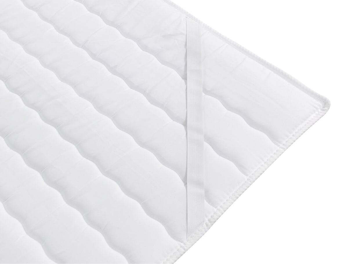 Kontinentális ágy Łóżko kontynentalne VIKI + topper M, Szín: Manila 09, Alvó felület mérete: 90 x 200 cm